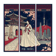Arte Coreano Vintage de Seúl