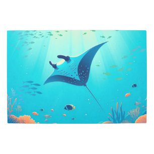 Arte costero clásico de manta raya