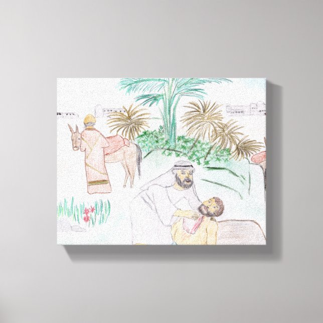 Arte cristiano El buen samaritano (Anverso)