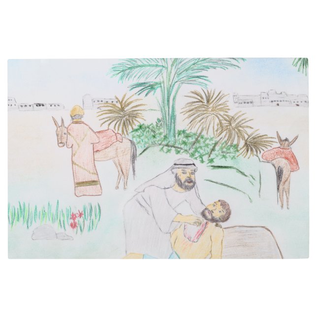 Arte cristiano El buen samaritano (Anverso)