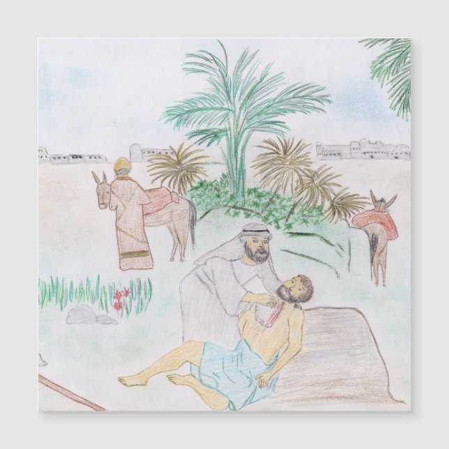 Arte cristiano El buen samaritano (Anverso)