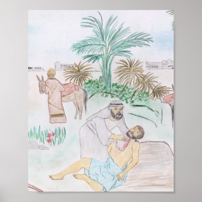 Arte cristiano El buen samaritano (Frente)