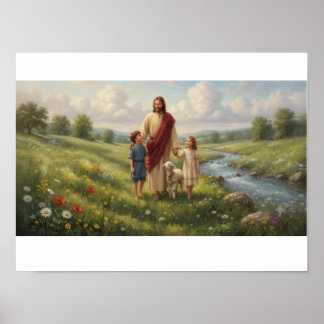 Arte Cristiano Jesús con Niños | Arte de Fe