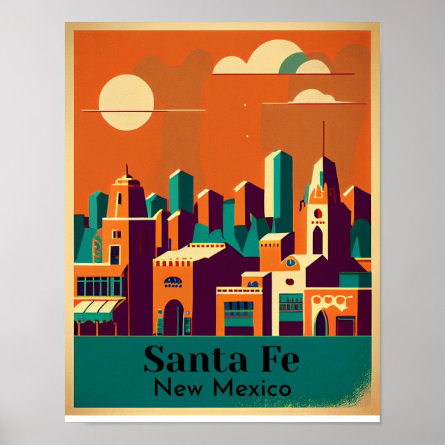 Arte cubano Minimalista de Santa Fe (Frente)