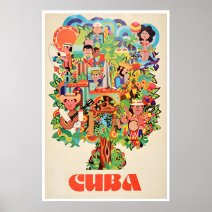 Arte Cubano Póster de Viaje a Cuba Impresión de La