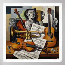 Arte Cubista De Vida
