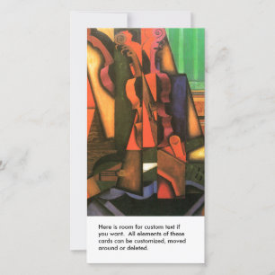 Arte cubista Violina y guitarra pintura de Juan Gr