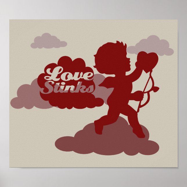 Arte cupido anti-Día de San Valentín (Frente)
