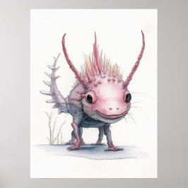 Arte Cute Axolotl: