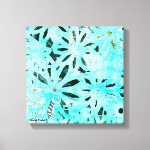 Arte Daisy de medios mixtos