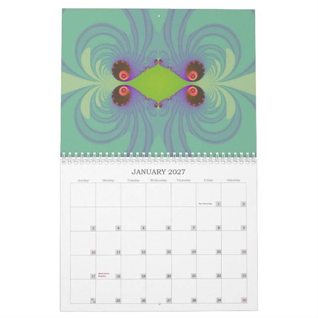 Arte de 2007 Digitaces del calendario de Bill… (Jan 2027)