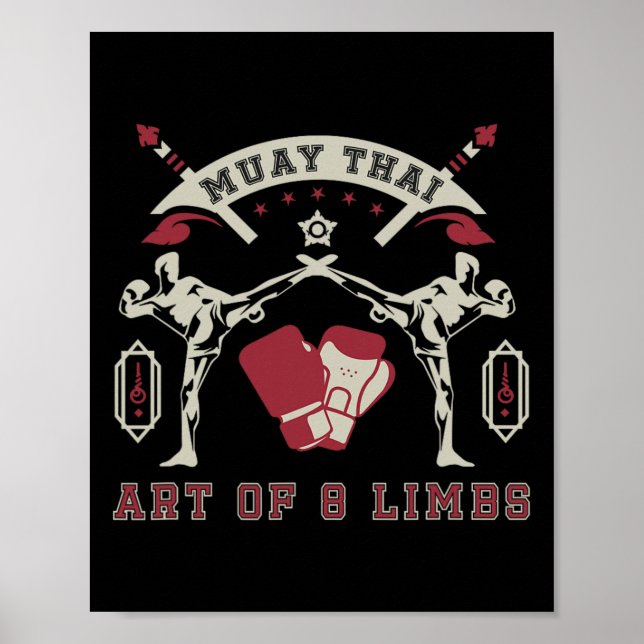 Arte De 8 Límites Muay Thai (Frente)