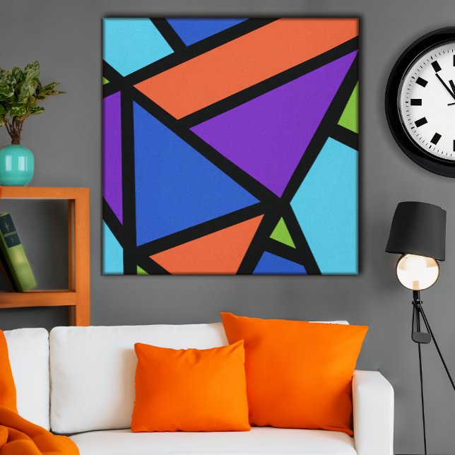 Arte de abstracto geométrico colorido (Subido por el creador)