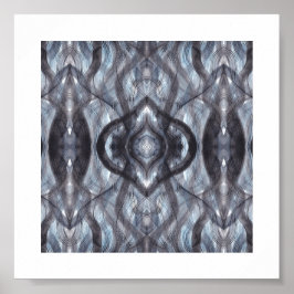 Arte de acuarela abstracta azul oscuro