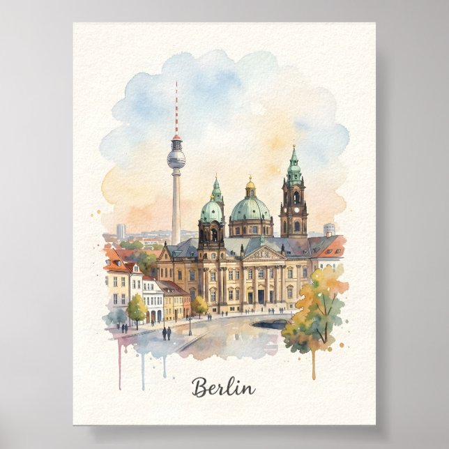arte de acuarela de Berlín (Frente)