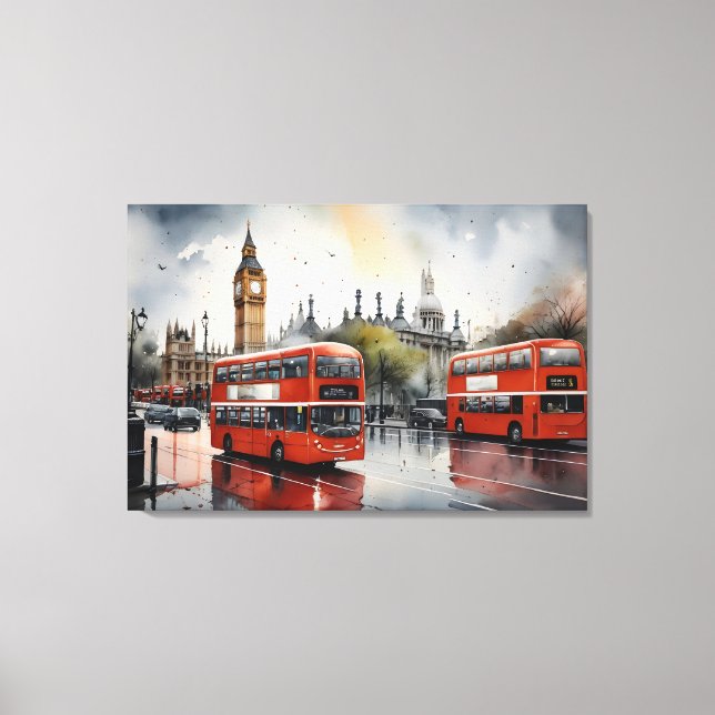 arte de acuarela de Londres (Anverso)