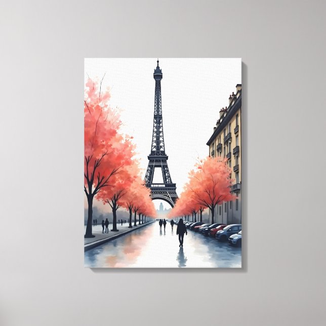 arte de acuarela de París (Anverso)