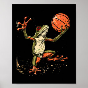 Arte de Acuarela de Rana Sketll Amante de Sapo 2