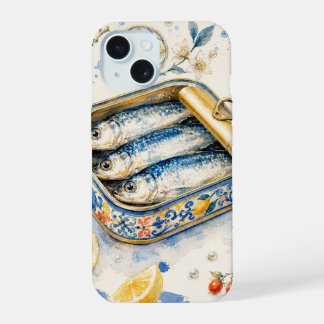 Arte de Acuarela de Sardina Siciliana