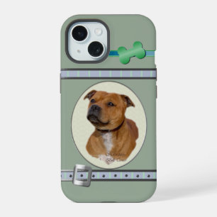 Arte de adorable Staffordshire Bull Terrier modern