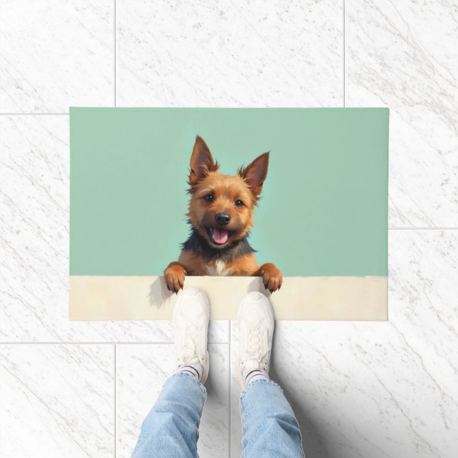 Arte de Alfombra de Australian Terrier (Interior)