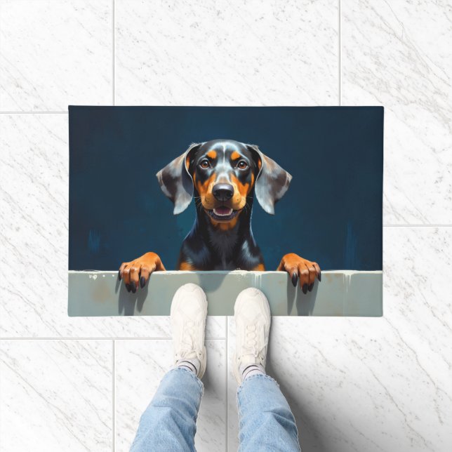 Arte de Alfombra de Bluetick Coonhound (Interior)