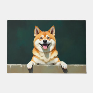 Arte de Alfombra de Entrada de Perro Akita America