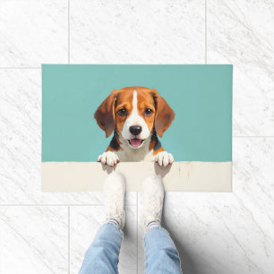 Arte de Alfombra de Entrada de Perro Beagle
