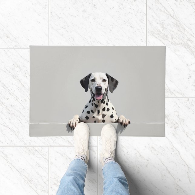 Arte de Alfombra de Entrada de Perro Dálmata (Interior)