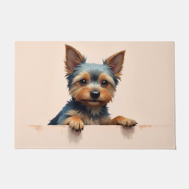 Arte de Alfombra de Yorkshire Terrier (Anverso)