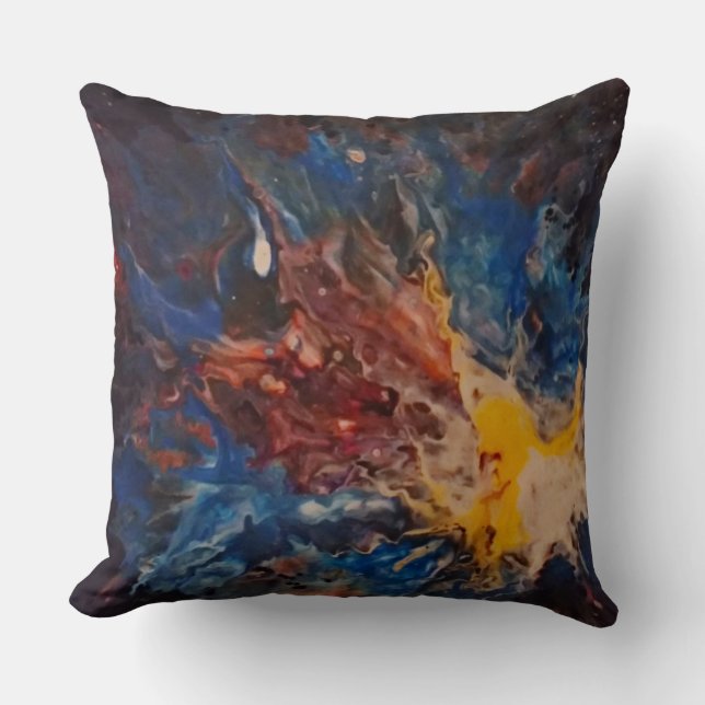 Arte de almohada Big Bang vertido (Anverso)
