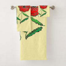 Arte de amapola roja