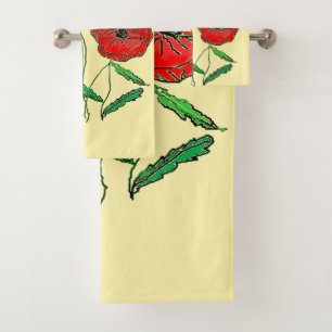 Arte de amapola roja