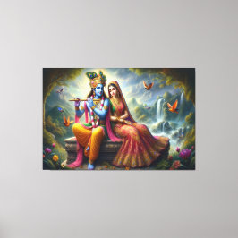 Arte de amor divino: Krishna Radha, deidad espirit