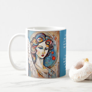 Arte de Ángel y Dichos No. 2 de 12 Tazas diferente