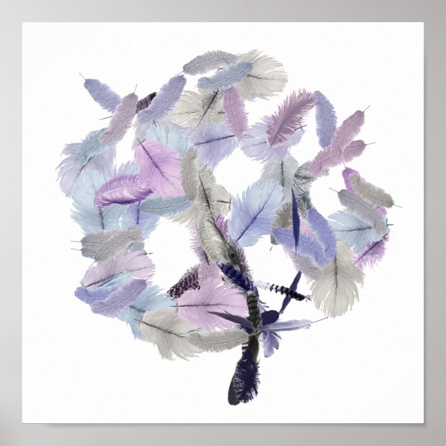 Arte de árbol de plumas (Frente)