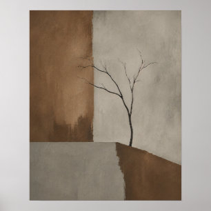 Arte de árbol semi abstracto