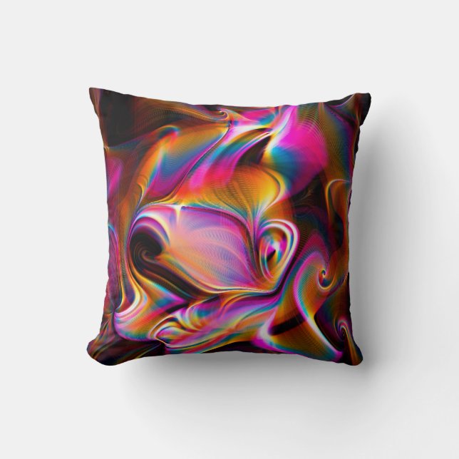 Arte de Arcoíris 1 Almohada (Anverso)