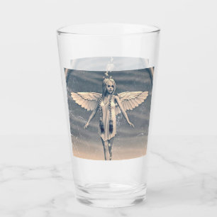 Arte de arcoíris del ángel de la guarda vintage