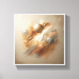 Arte de arena y polvo abstracto de lujo - Champagn
