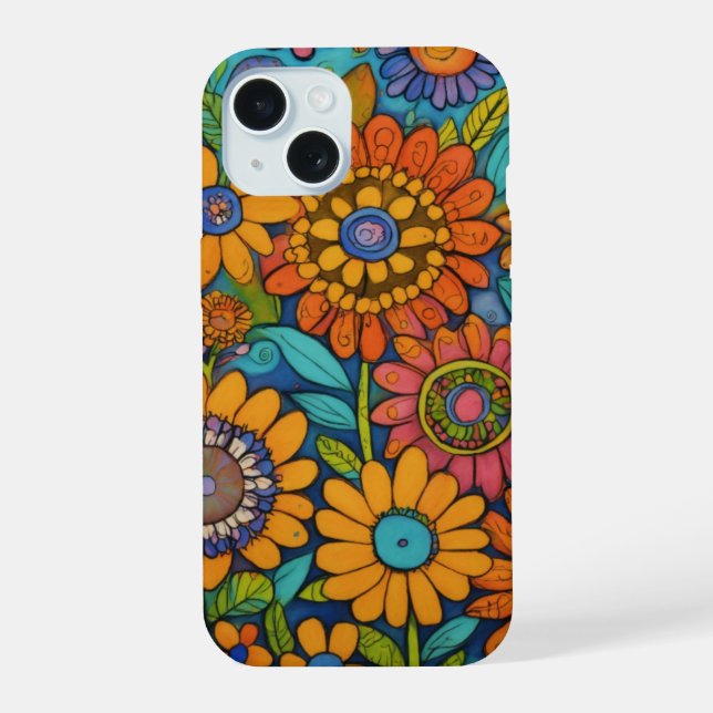 Arte de armonía Folk Bloom (Reverso )