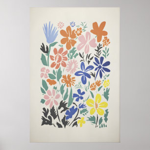Arte de arreglo de flores coloridas