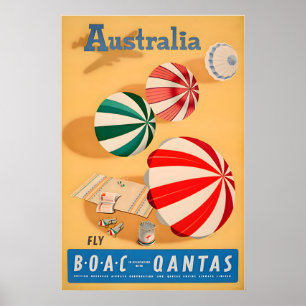 Arte de Australia Impresión de la playa australian