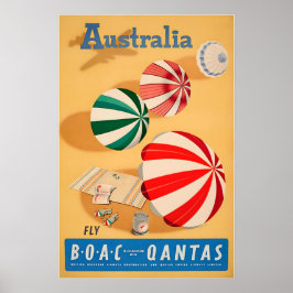 Arte de Australia Impresión de playa australiana Q