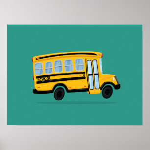 Arte de Autobús Escolar Lindo