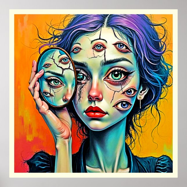 Arte de autorreflexión destrozado (Frente)