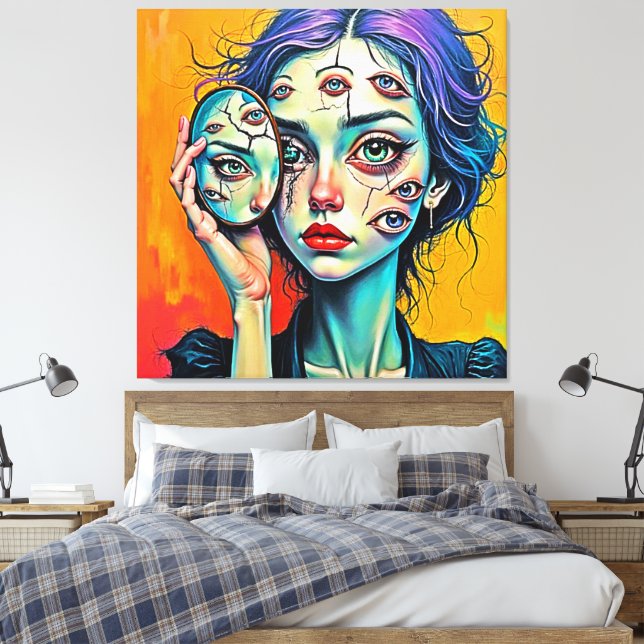 Arte de autorreflexión destrozado (Insitu(Dormitorio))