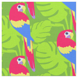 Arte de ave gráfica de loros llamado tela púrpura