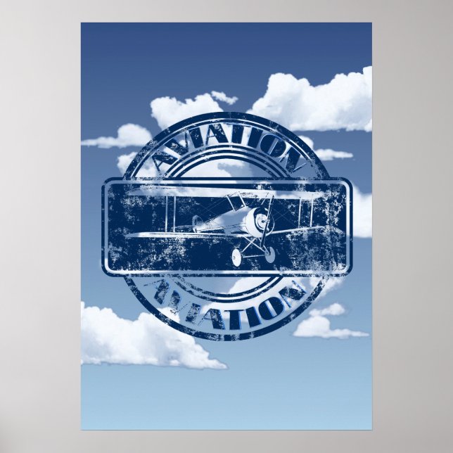 Arte de aviación retro (Frente)