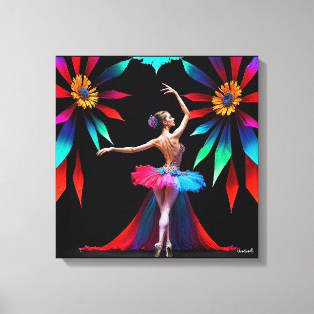 Arte de Bailarín de Ballet Abstracto (Anverso)
